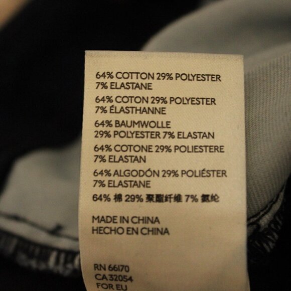 PILCRO Ultra High-Rise Relaxed Jogger Jeans Size 25 Dark Wash - Picture 4 of 5